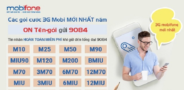 Giá các gói cước 3G Mobifone trọn gói không giới hạn mới nhất 2021